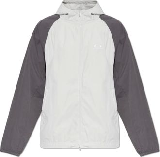 Balenciaga Light Jackets, male, Gray, Size: XL Jacket with embroidered logo