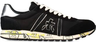 Premiata Womens Lucy D 7760 Lace-Up Sneakers In Black