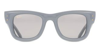 Ray-Ban RB4940 Wayfarer Puffer 6876/1 Mens Sunglasses Grey Size 47
