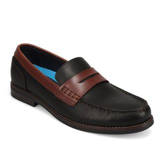 Dockers Mens Pembroke Tumbled Full Grain Dress Penny Loafer