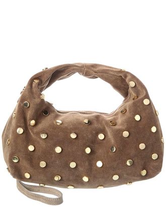 Persaman New York Studded Suede Hobo