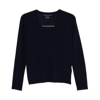 Majestic Filatures Mujer, Jerseys, Negro, Talla: S