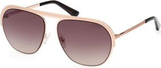 Guess Authentieke Stijlvolle Brillen Premium Kwaliteit Service - unisex - Zonnebrillen - Geel - 59 MM - Accessoires