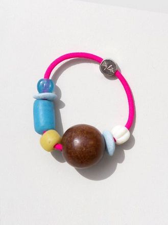 By Lilla Blowfish Capsule Bracelet Hairtie in Multi at Nordstrom