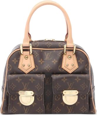 Louis Vuitton Borsa tote Manhattan PM 2006 - Marrone