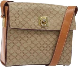 Celine Pre-owned Cross Body Bags, female, Beige, Size: ONE SIZE Pre-owned Vintage Crossbody Bag
