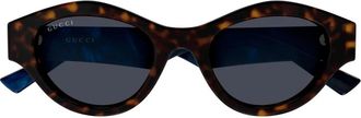 Gucci Gg 2207S Zonnebril - Dames - Zonnebrillen - Bruin - 51 MM - Accessoires