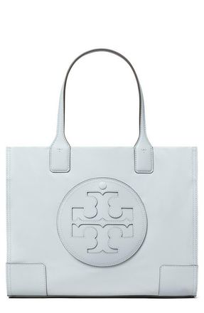 Tory Burch Small Ella Recycled Nylon Tote in Powder Blue at Nordstrom
