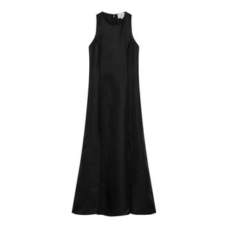Loulou Studio Maxi Dresses, female, Black, Size: M Detailed Maxi Dress