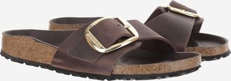 Birkenstock Unisex Sandals Madrid Dark Brown Leather
