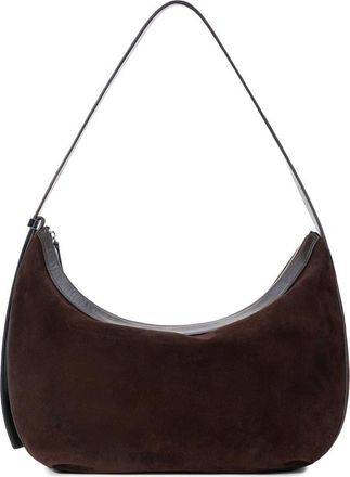 Staud Large Demy Suede Hobo Bag in Espresso at Nordstrom