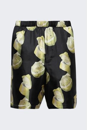Givenchy Formal Elasticated Shorts Black/Yellow, Brand Size 48 (US Size 32)