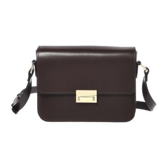 Baldinini Leather Crossbody Bag - female - Baldinini - Shoulder Bags - Brown - ONE SIZE - Bags