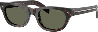 Prada C09S Zonnebril - unisex - Zonnebrillen - Zwart - 51 MM - Accessoires
