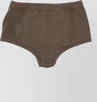 Miu Miu high waist ribbed texture lingerie brief