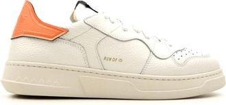 RUN OF Class Sneaker - Dames - Sneakers - Wit - 37 EU - Leer - Schoenen