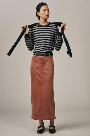 Maeve The Colette Corduroy Maxi Skirt by Maeve