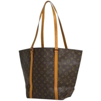 Louis Vuitton Pre-owned Tote Bags, female, Brown, Size: ONE SIZE Pre-owned Vintage Monogram Shoulder Tote Bag