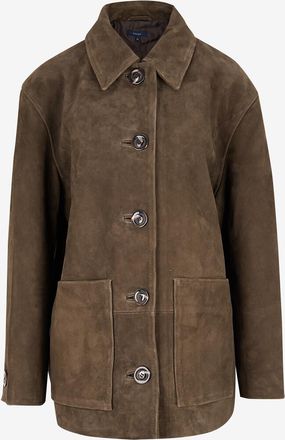 SOEUR Wildleder-Blouson mit Hemdkragen Vincenzo