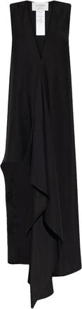 Sportmax Abito lungo Acline - Nero
