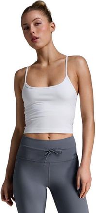 2XU Flex Strappy Crop Tank in White/white at Nordstrom, Size X-Small