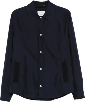 Incotex Heren, Jassen, Blauw, Maat: 2XL