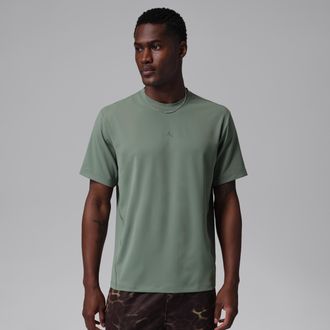 Nike Jordan Mens Jordan Sport Flightweight Dri-FIT Short-Sleeve Top in Green | HF9932-351