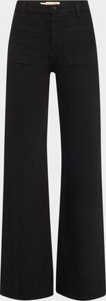 Nili Lotan Florence Flare Denim Jeans