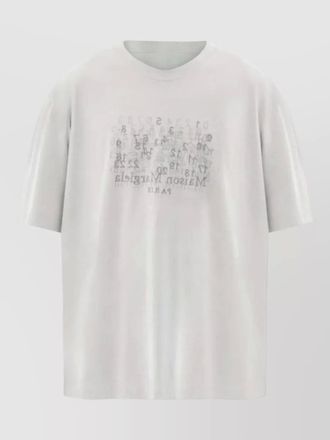 Maison Margiela short sleeve crewneck t shirt graphic front