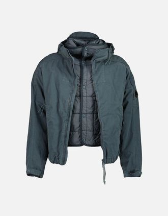 C.P. Company Mens 50 FILI Gommata 2 in 1 Lens Jacket - Tan - Size: 46/Regular