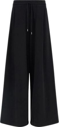 Dries Van Noten Broeken, Dames, Zwart, XS, Katoen, Hadium 4610 Broek