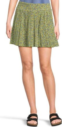 Toad & Co Toad & Co Sunkissed Skort Skirt Womens Epidote Camellia Print Pleated GBO2694