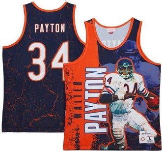 Mitchell & Ness Mens Mitchell & Ness Walter Payton Navy Chicago Bears 1983 Player Burst Tank Top at Nordstrom, Size X-Large