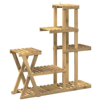 vidaXL Supporto Per Piante Bianco 95 X 25 X 101,5 Cm Vidaxl
