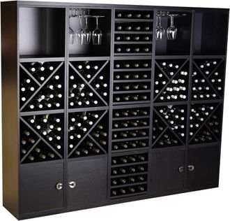 Astigarraga Astigarraga - Combinacion Botellero Merlot 192 Botellas Y Extraibles Y Puertas Y Coper