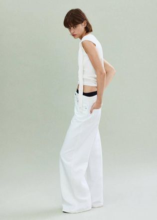 Mango Pullover maglia sottile dettaglio fiocco bianco - Donna - XXS - MANGO