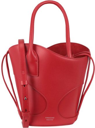 Ferragamo Cut-Out Leather Mini Tote Bag