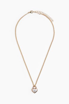 H&M Halskette mit Herzanh&auml;nger - White