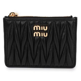 Miu Miu Napa Leather Womens Card Holder