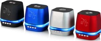 Trade Shop Altavoz Bluetooth Port&aacute;til Led Altavoz Mp3 Tarjeta Sd Aux X Smartphone