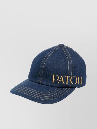 Patou denim baseball cap
