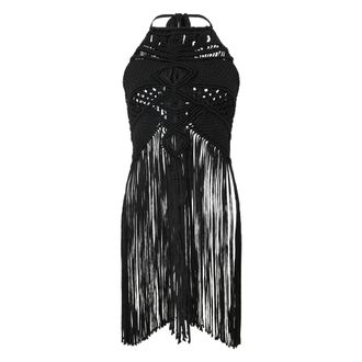 Alberta Ferretti Dames, Jurken, Zwart, Maat: M Leer