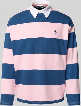 Review Sweatshirt im Double-Layer-Look in Hellrosa, Größe XXL