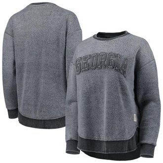 Pressbox Womens Pressbox Black Georgia Bulldogs Ponchoville Pullover Sweatshirt at Nordstrom, Size Medium