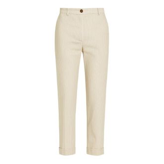 Essentiel Slim-fit Trousers, female, Beige, M, Essentiel antwerp Trousers