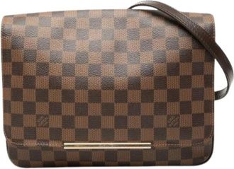 Louis Vuitton Pre-owned Ebene Hoxton GM - Dames - Vintage Schoudertas - Bruin - ONE Size - Leer - Vintage