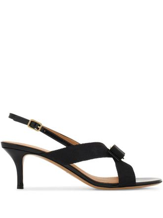 Ferragamo Sandali con fiocco 50mm - Nero