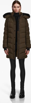 Rudsak ELISA WOMENS MID-LENGTH MATTE WINTER DOWN PUFFER