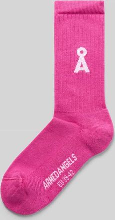 Armedangels Armedangels Regular Fit Socken aus Baumwoll-Mix Modell SAAMUS BOLD in Pink, Gr&ouml;&szlig;e 35-38