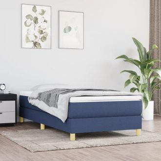 vidaXL Estructura De Cama Azul Oscuro 100 X 200 Cm Terciopelo Vidaxl